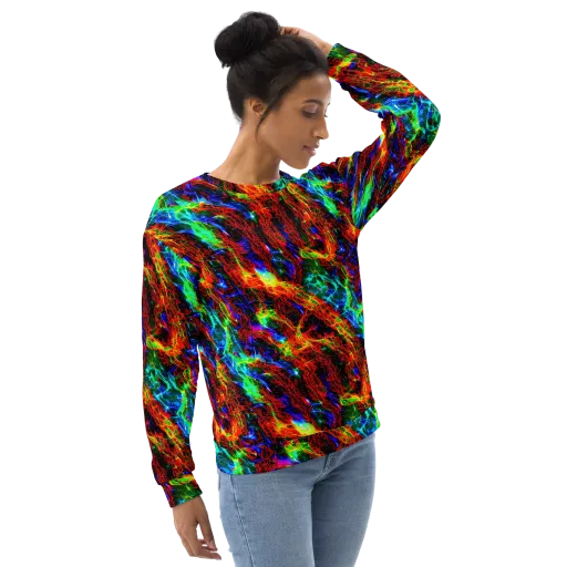 Firestorm Spectrum on a Sweatshirt