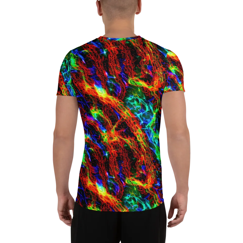 Firestorm Spectrum on Men's Athletic T-Shirt — Back