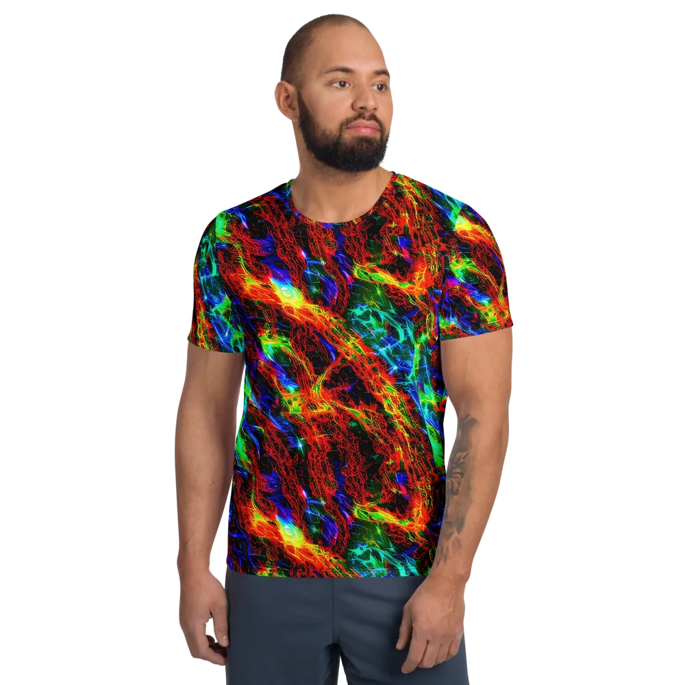 Firestorm Spectrum on Men's Athletic T-Shirt — Front