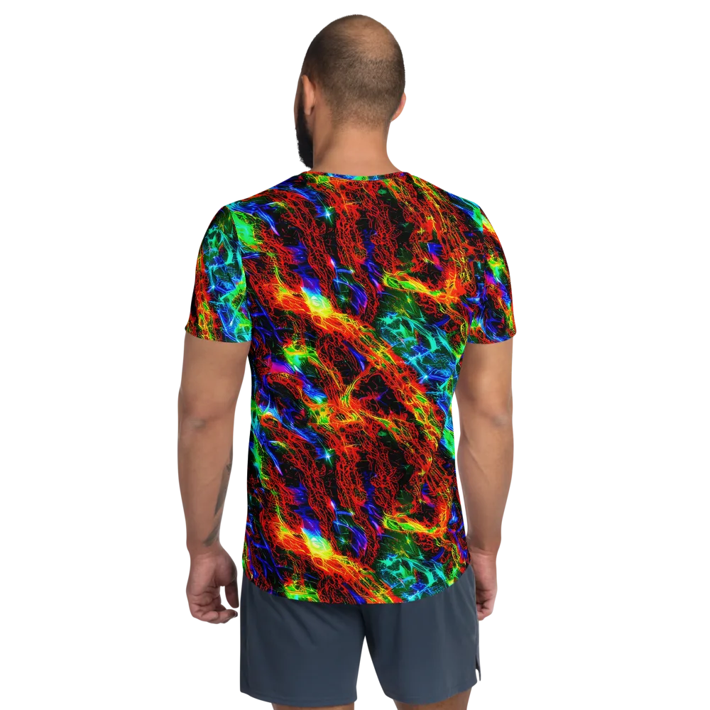 Firestorm Spectrum on Men's Athletic T-Shirt — Back