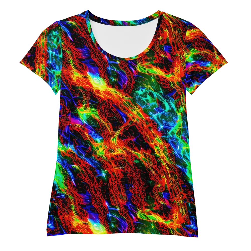 Firestorm Spectrum on Women's Athletic T-Shirt — Front