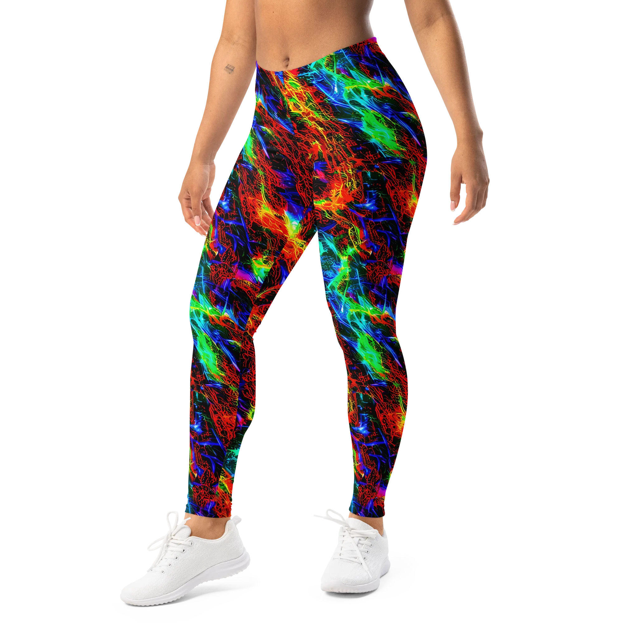 Firestorm Spectrum on Leggings — Left Front