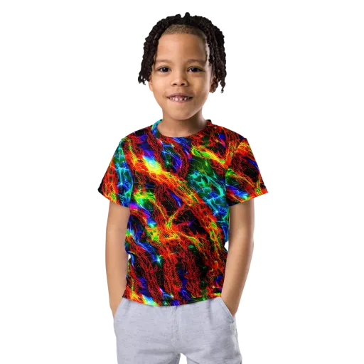 Firestorm Spectrum on a Kids Crew Neck T-Shirt