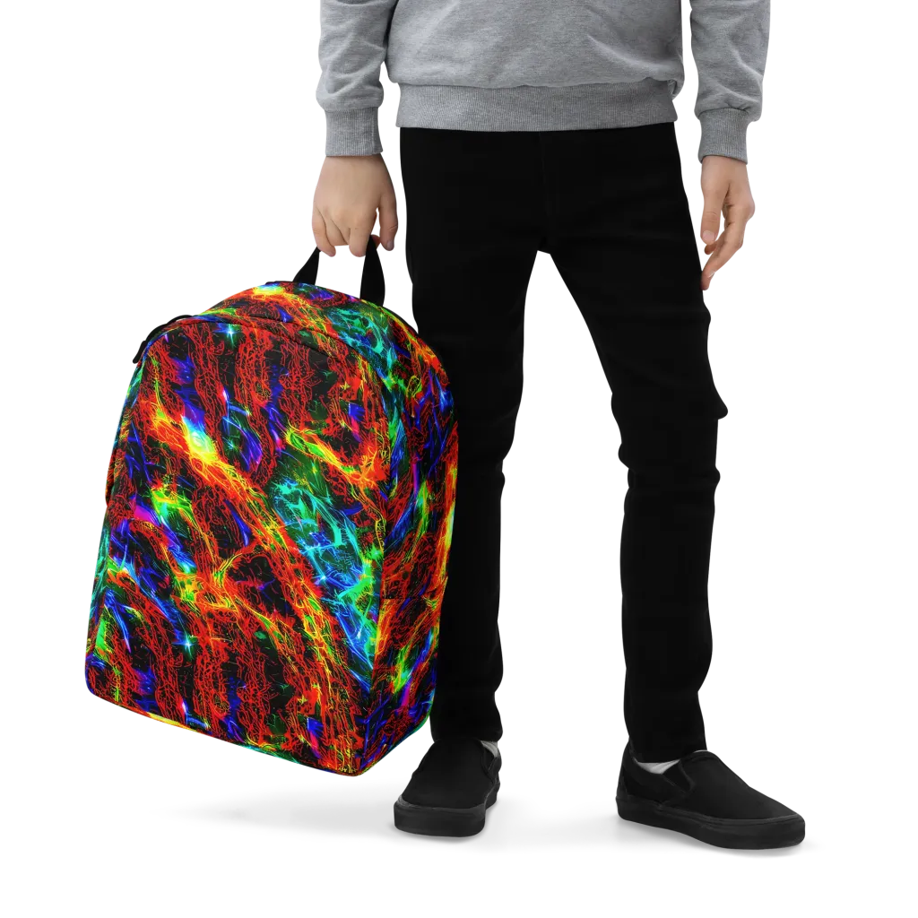 Firestorm Spectrum on Minimalist Backpack — Zoomed-in