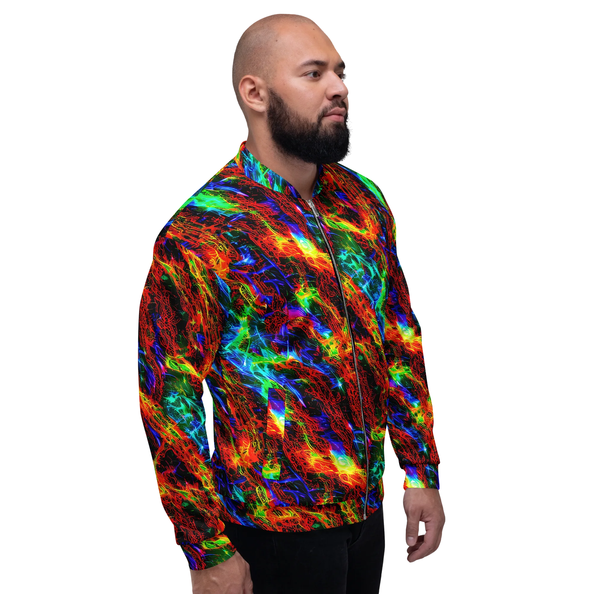 Firestorm Spectrum on Bomber Jacket — Right