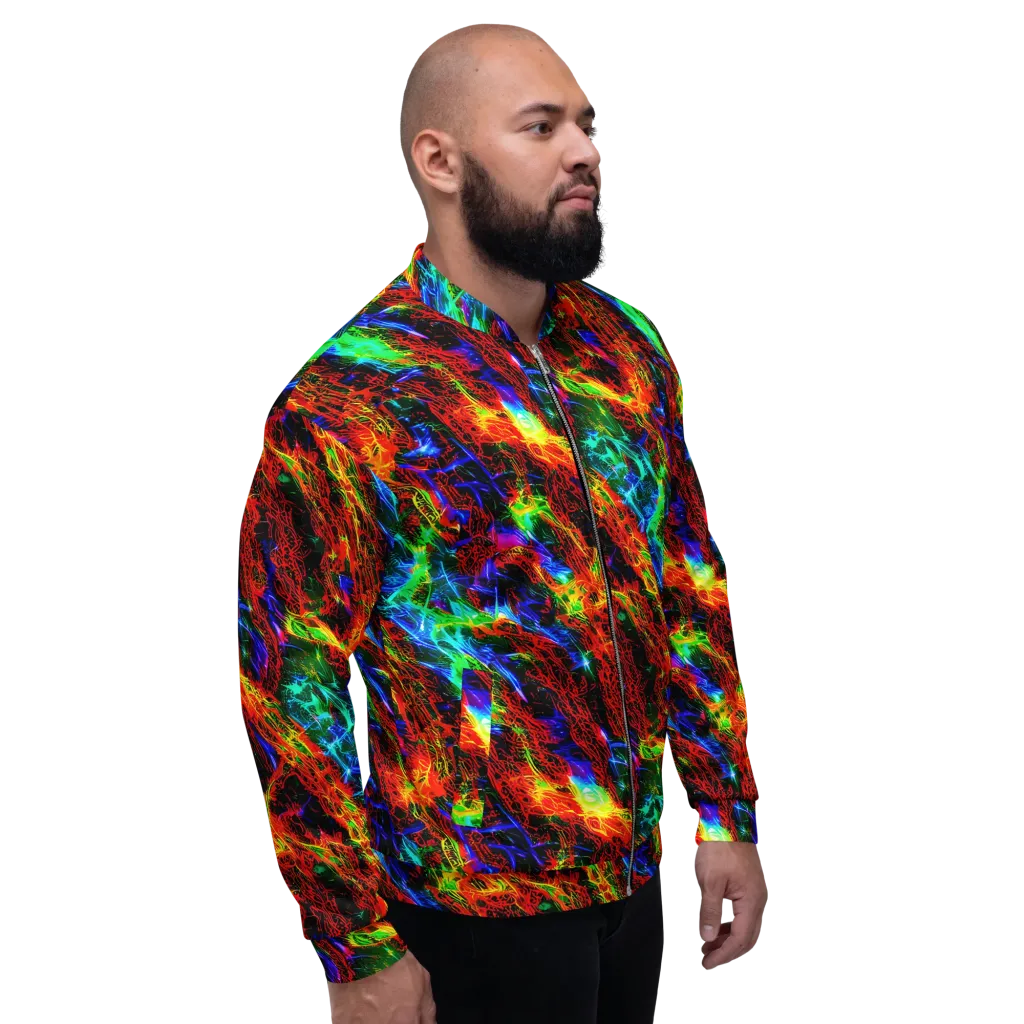 Firestorm Spectrum on Bomber Jacket — Right