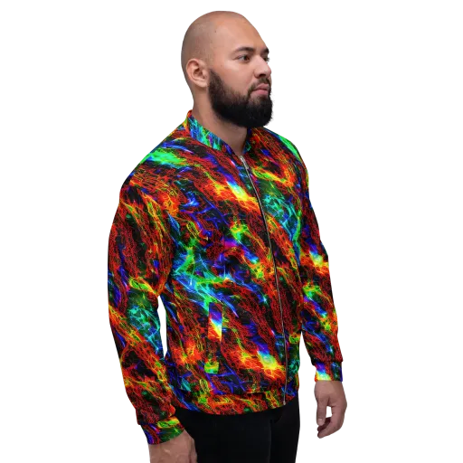 Firestorm Spectrum on a Bomber Jacket