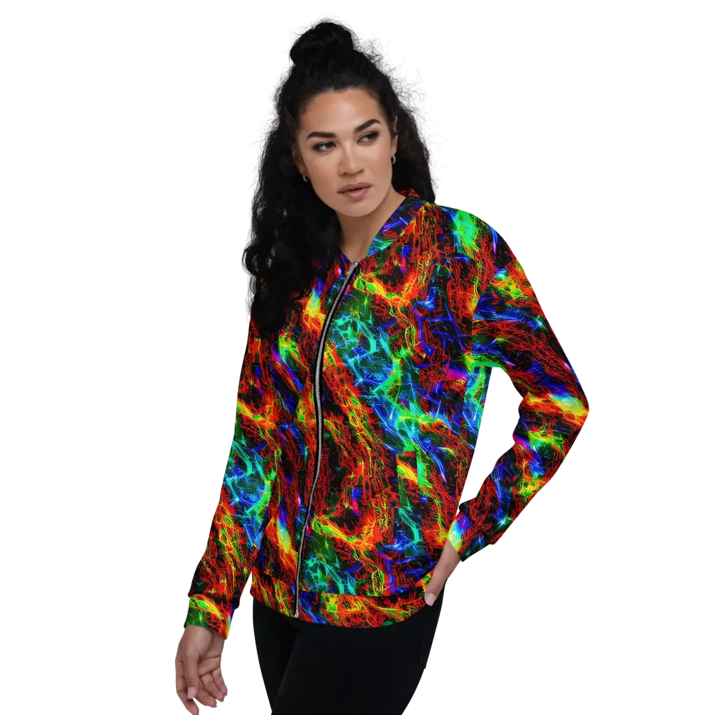 Firestorm Spectrum on Bomber Jacket — Left