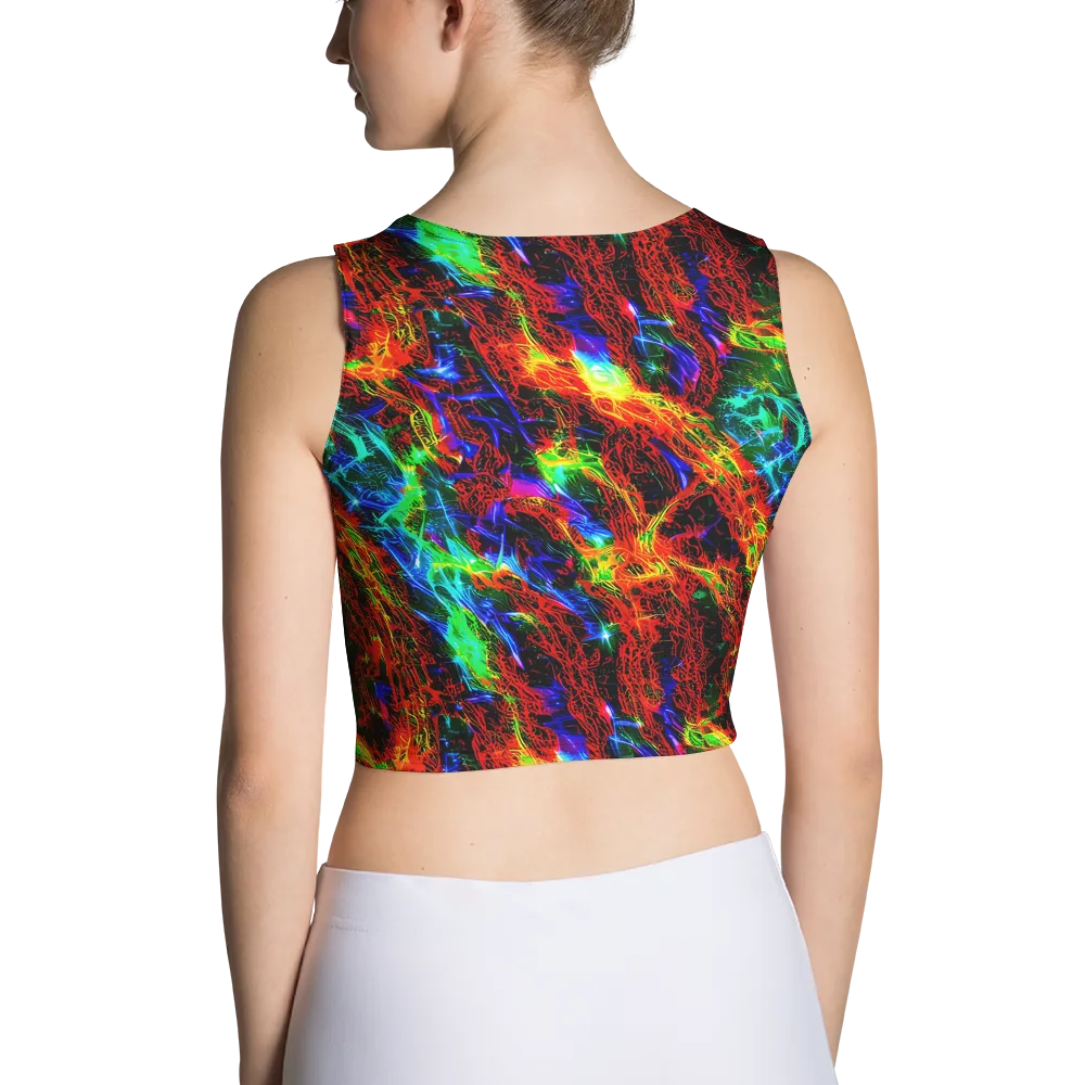 Firestorm Spectrum on Crop Top — Back