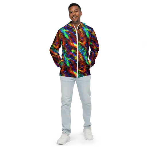 Firestorm Spectrum on a Men's Windbreaker