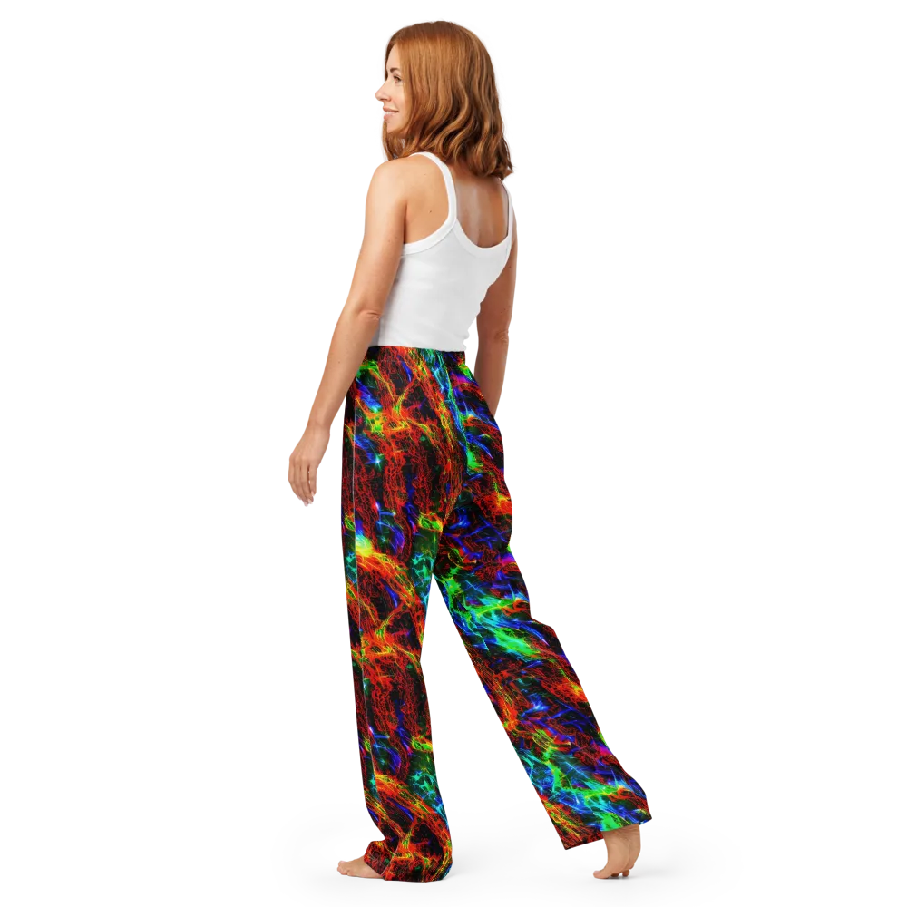 Firestorm Spectrum on Women's Pajama Pants — Back