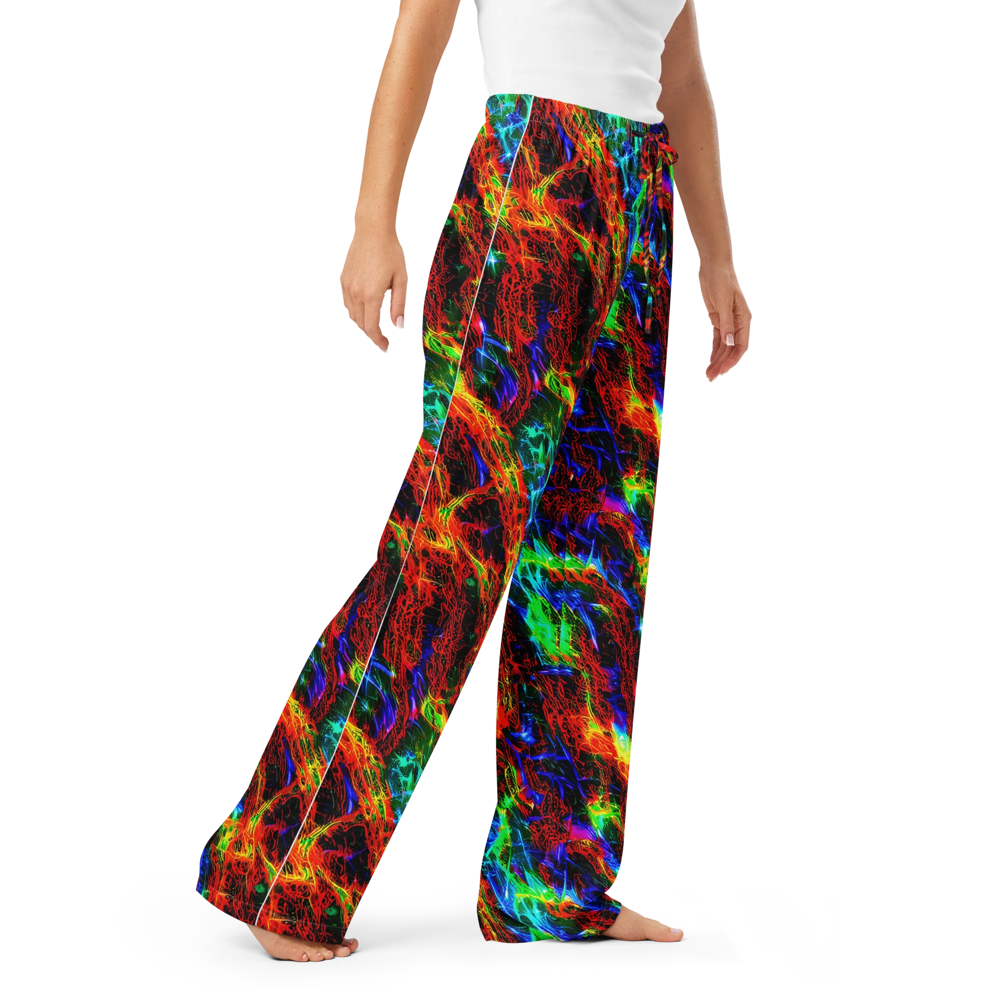 Firestorm Spectrum on Women's Pajama Pants — Right Front