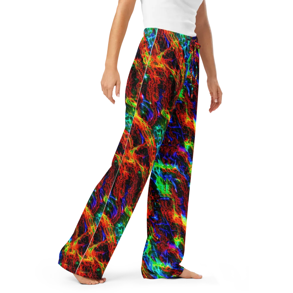 Firestorm Spectrum on Women's Pajama Pants — Right Front