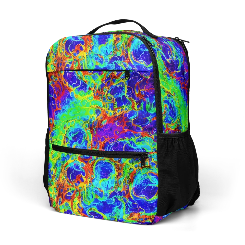 Mango Mirage on Utility Backpack — Left Front