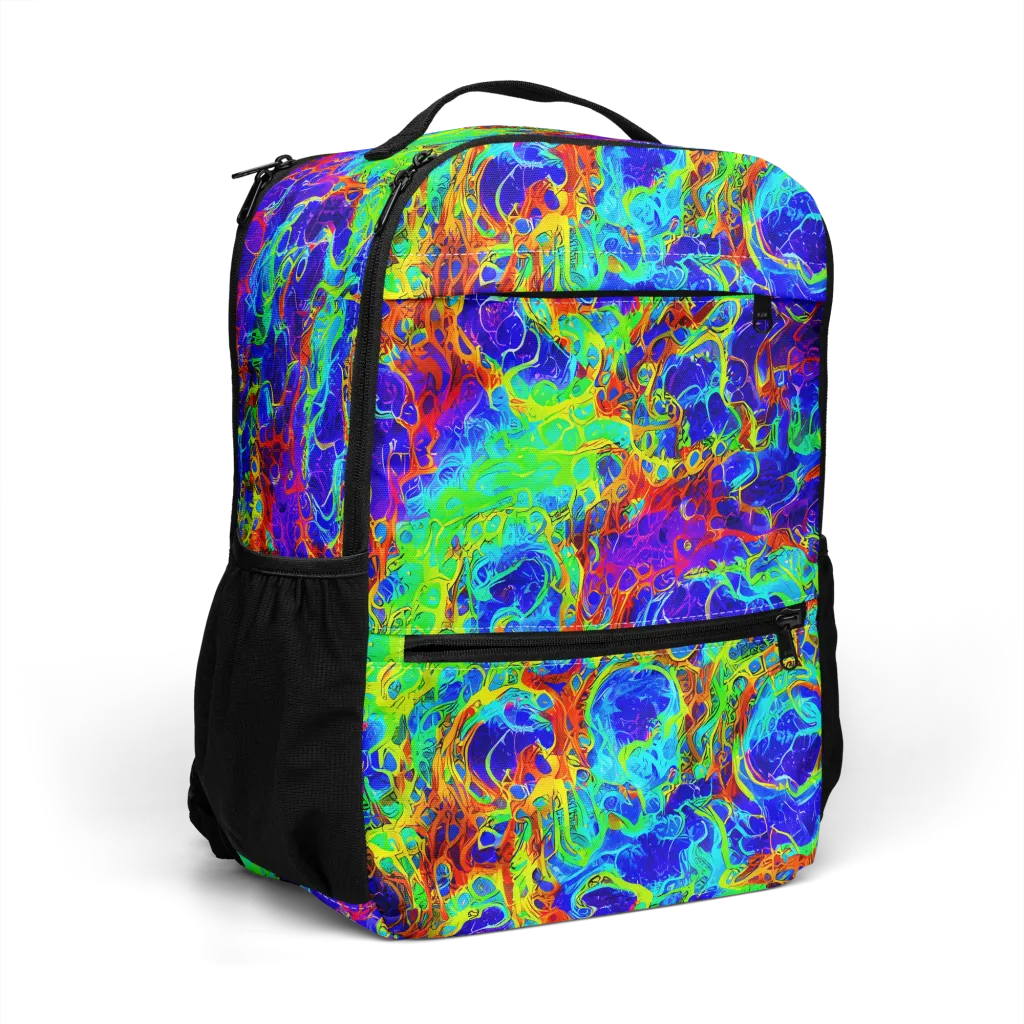Mango Mirage on Utility Backpack — Right Front