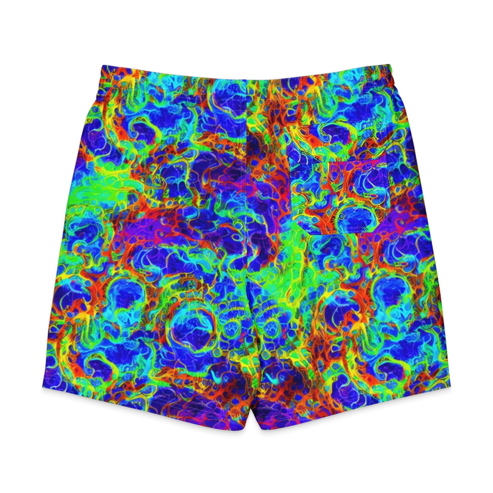 Mango Mirage on Men's Board Shorts — Back