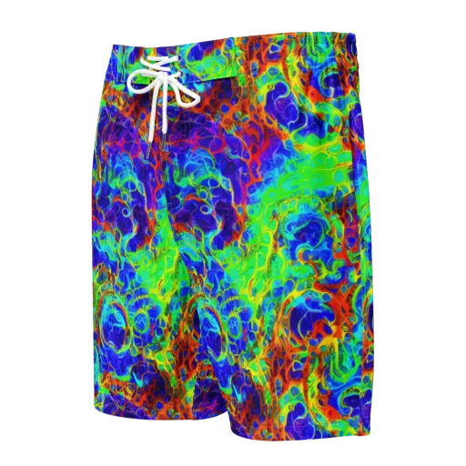 Mango Mirage on a Men's Board Shorts