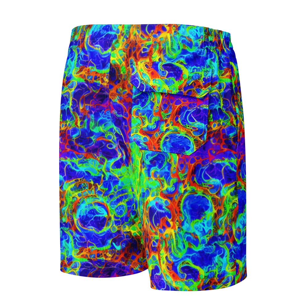 Mango Mirage on Men's Board Shorts — Back