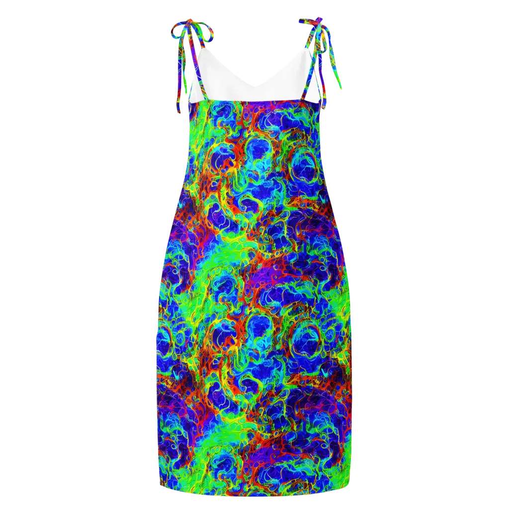Mango Mirage on Slip Dress — Back