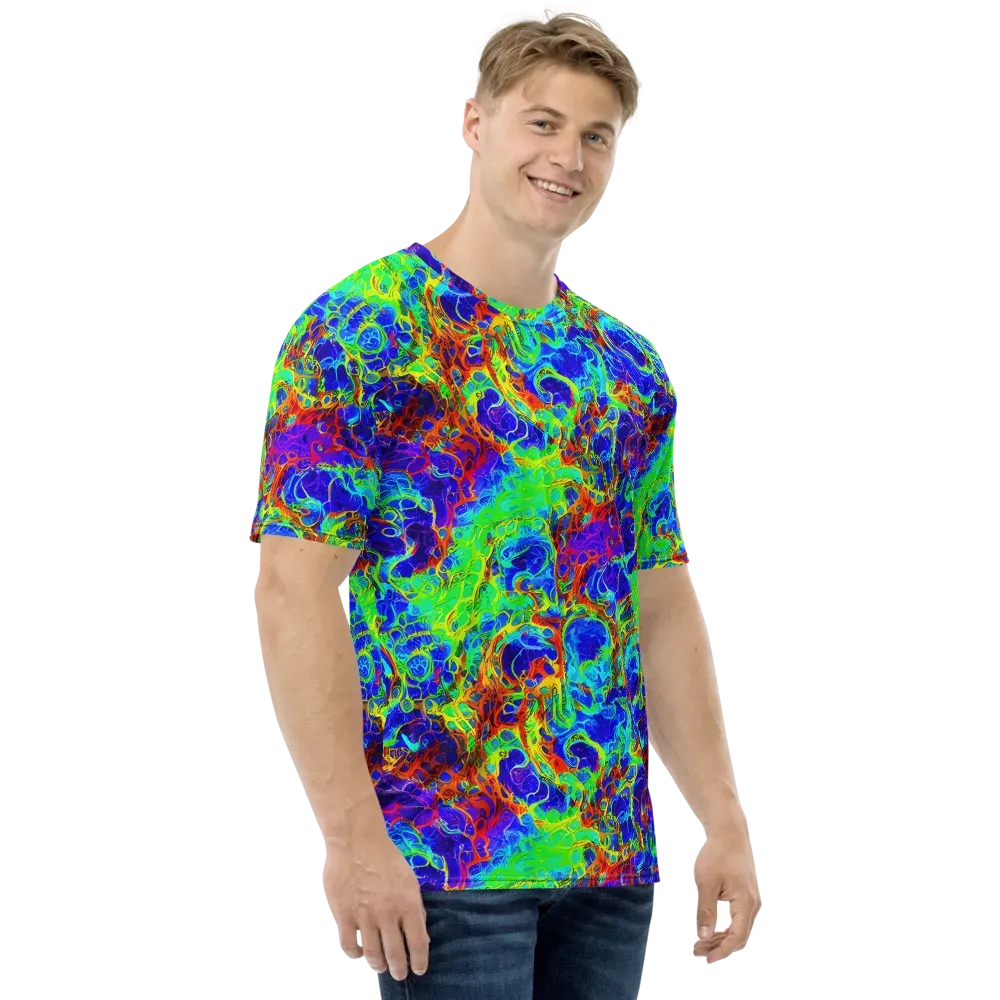 Mango Mirage on Men's Crew Neck T-Shirt — Right