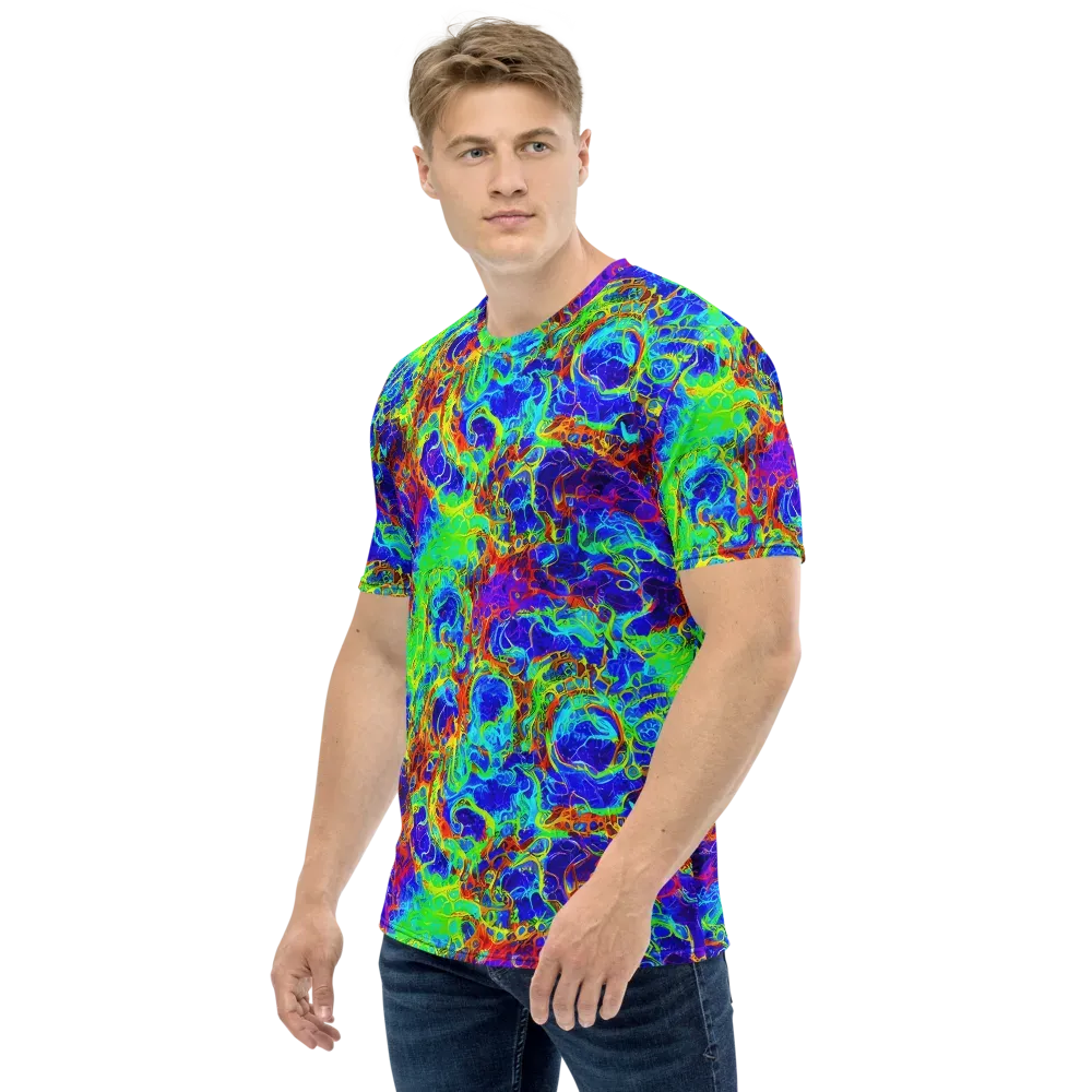 Mango Mirage on Men's Crew Neck T-Shirt — Left