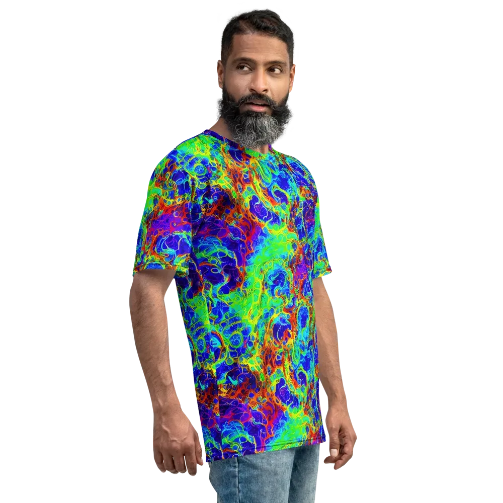 Mango Mirage on Men's Crew Neck T-Shirt — Right