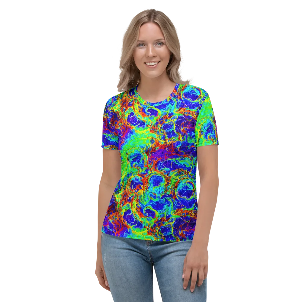 Mango Mirage on Women's Crew Neck T-Shirt — Front