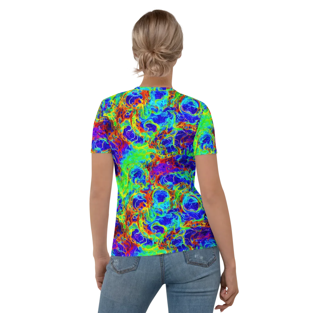 Mango Mirage on Women's Crew Neck T-Shirt — Back