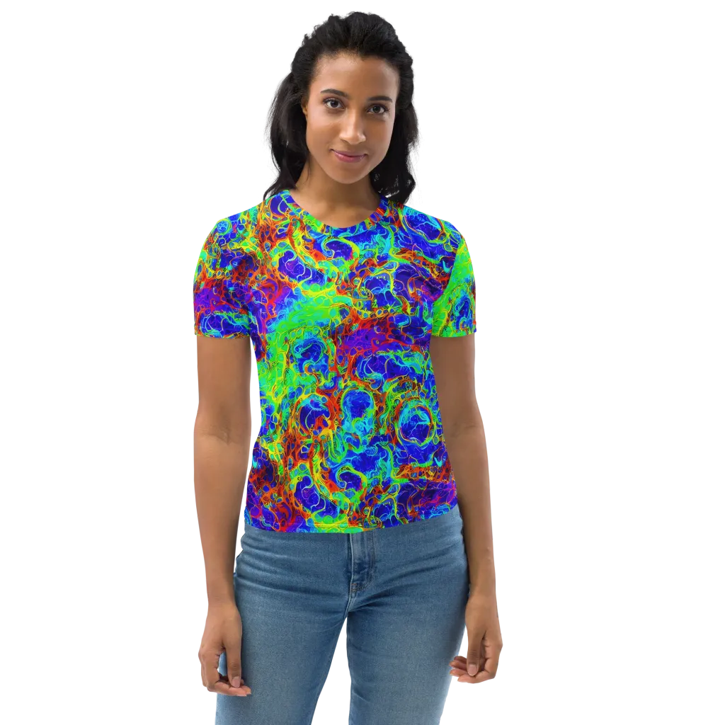 Mango Mirage on Women's Crew Neck T-Shirt — Front