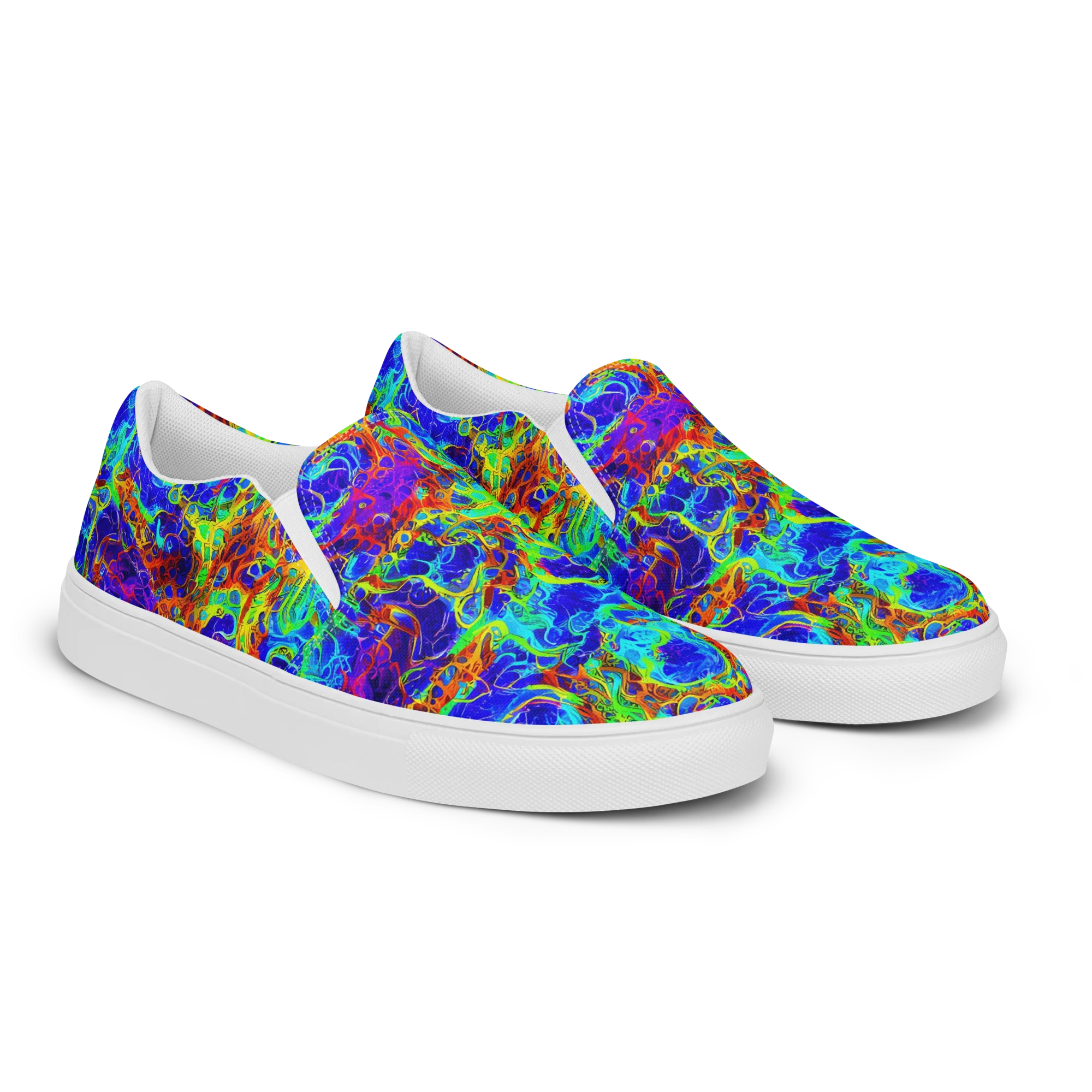 Mango Mirage on Men's Slip-On Canvas Shoes — Right Front
