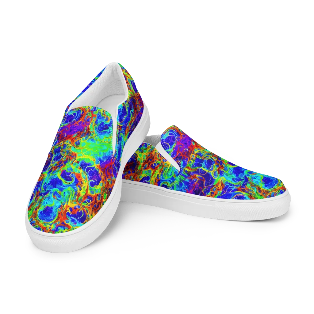 Mango Mirage on Men's Slip-On Canvas Shoes — Left Front