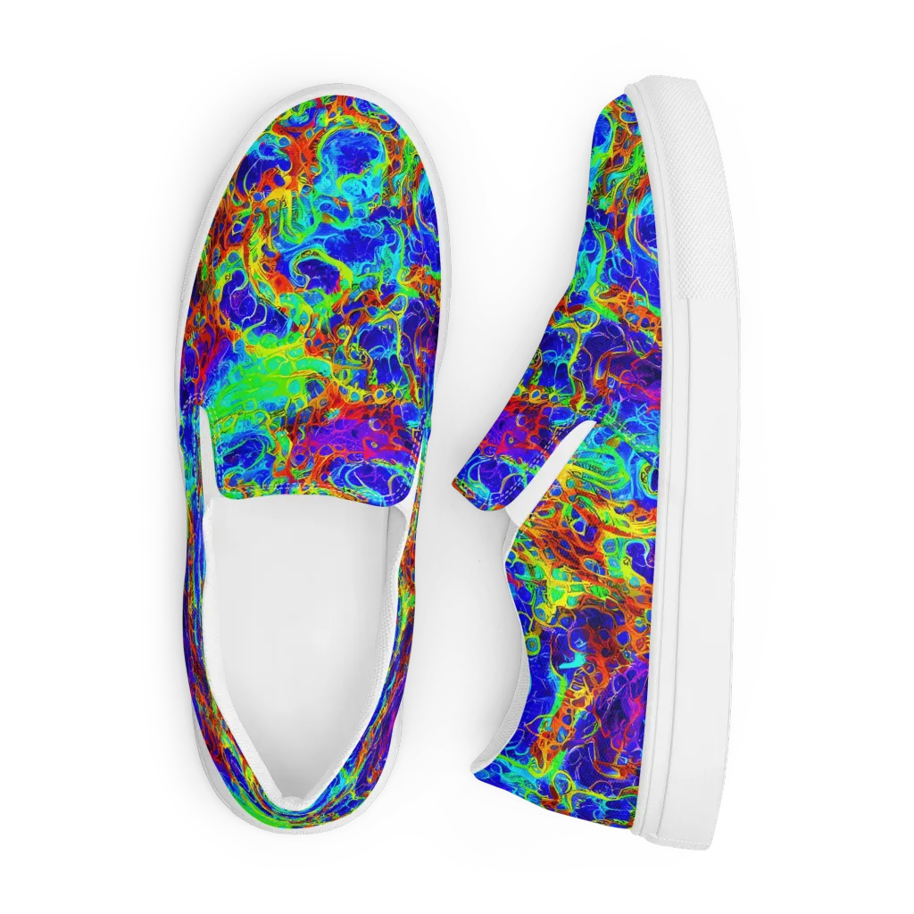 Mango Mirage on Men's Slip-On Canvas Shoes — Front