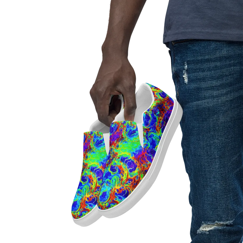 Mango Mirage on Men's Slip-On Canvas Shoes — Left Front