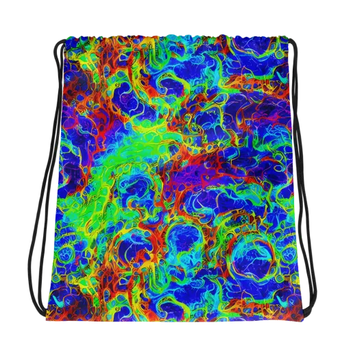 Mango Mirage on a Drawstring Bag