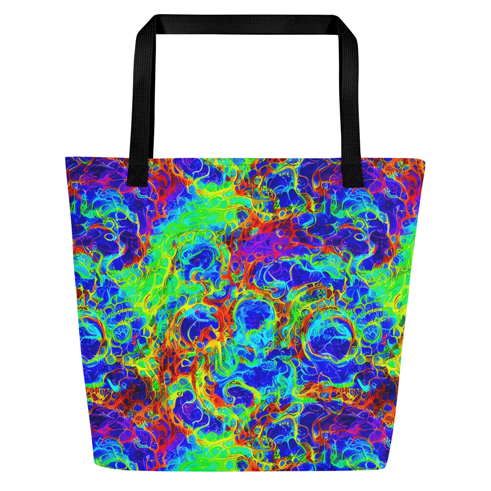 Mango Mirage on Large Tote Bag W/ Pocket — Front