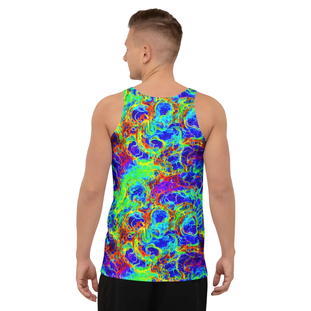 Mango Mirage on Men's Tank Top — Back