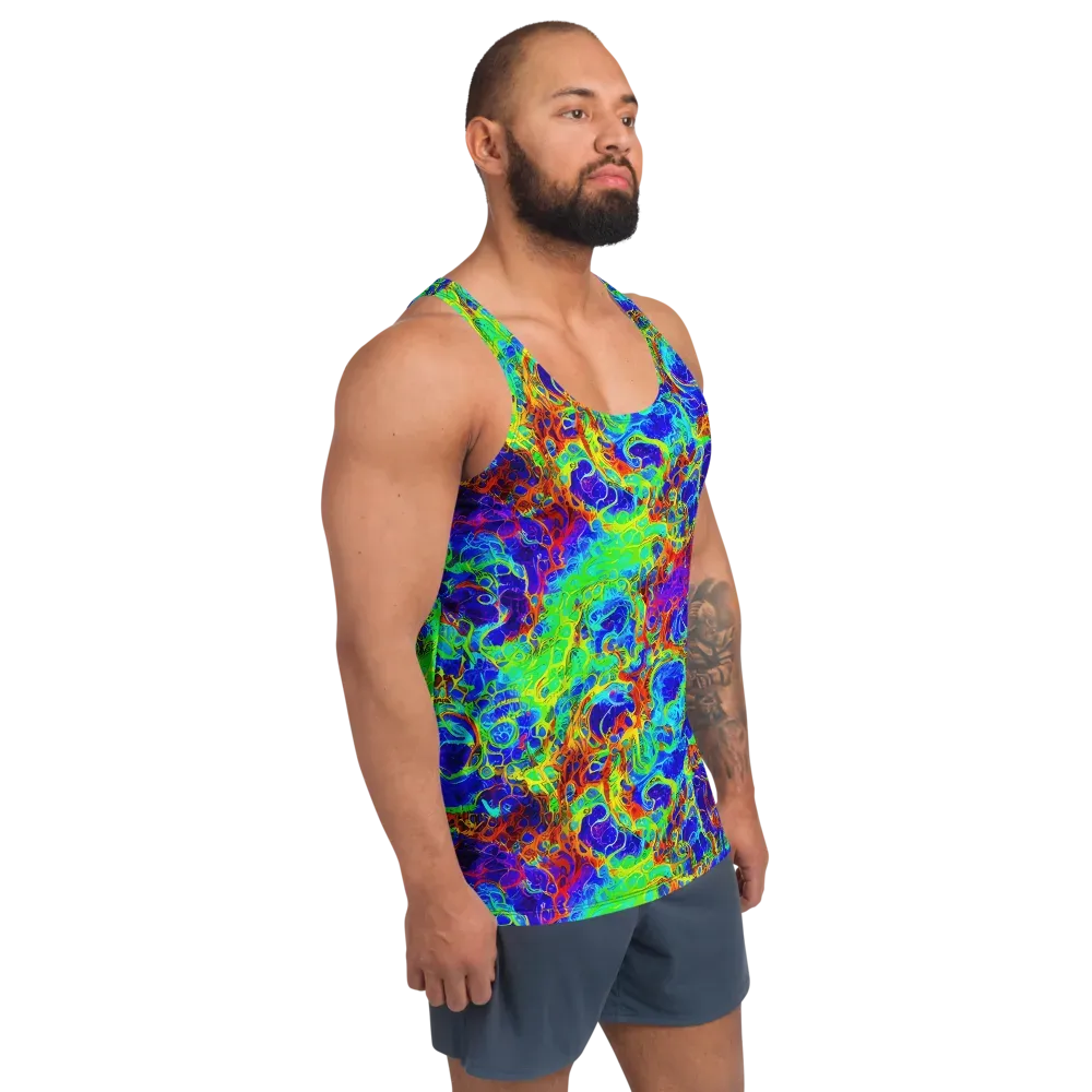 Mango Mirage on Men's Tank Top — Right Front
