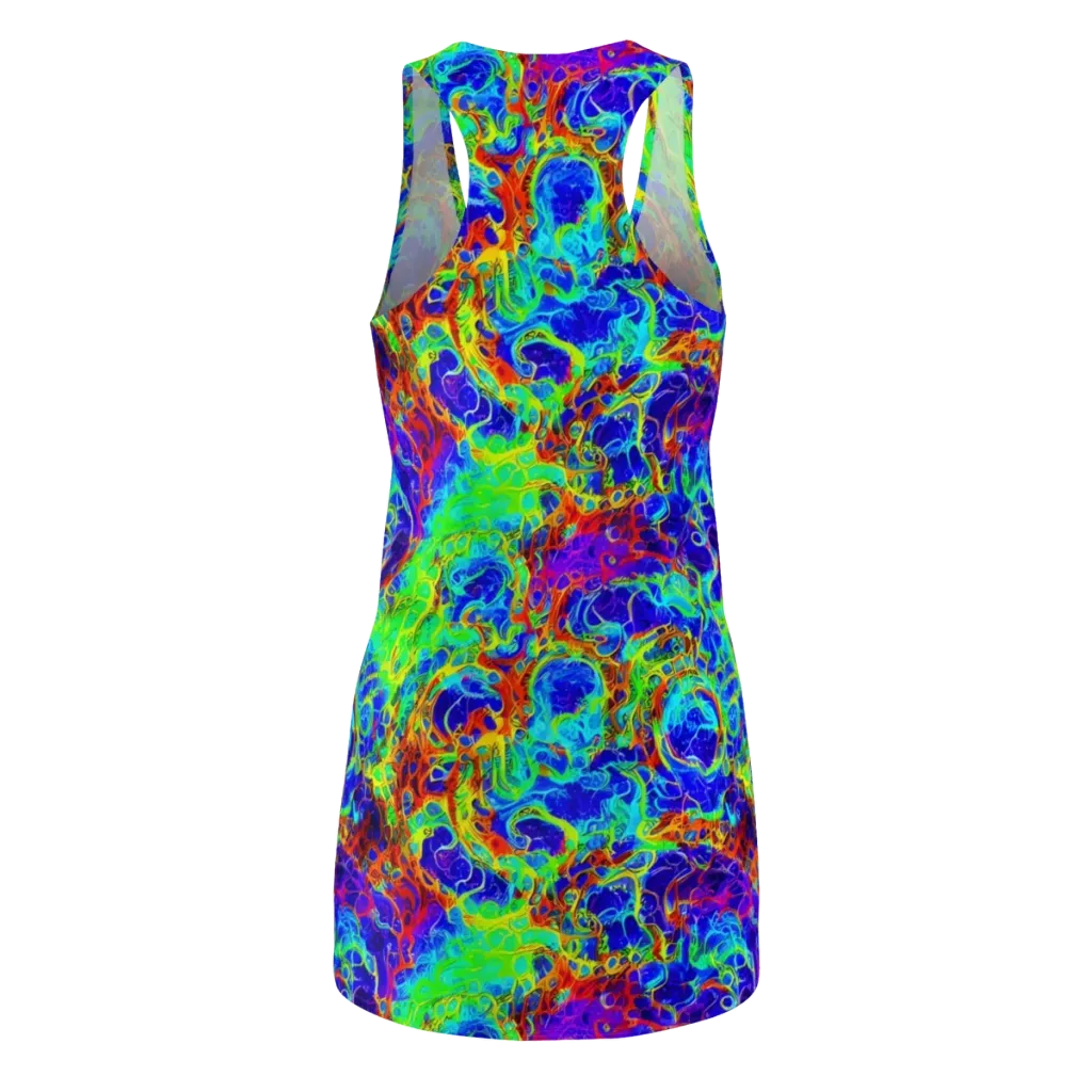 Mango Mirage on Racerback Dress — Back