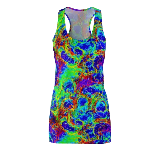 Mango Mirage on a Racerback Dress