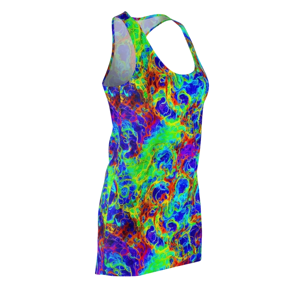 Mango Mirage on Racerback Dress — Front Side