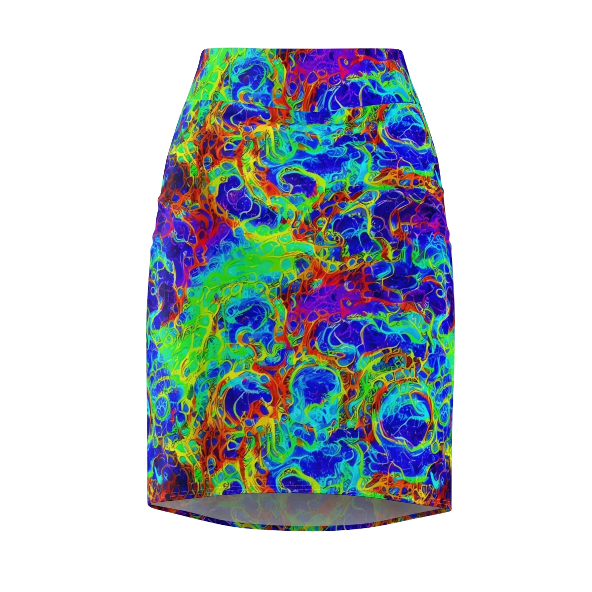 Mango Mirage on Pencil Skirt — Front
