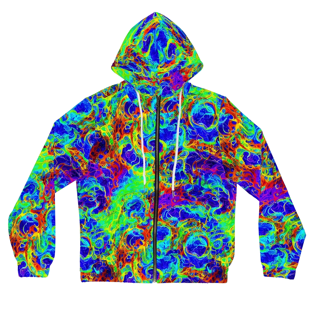 Mango Mirage on Women's Full-Zip Hoodie — Front