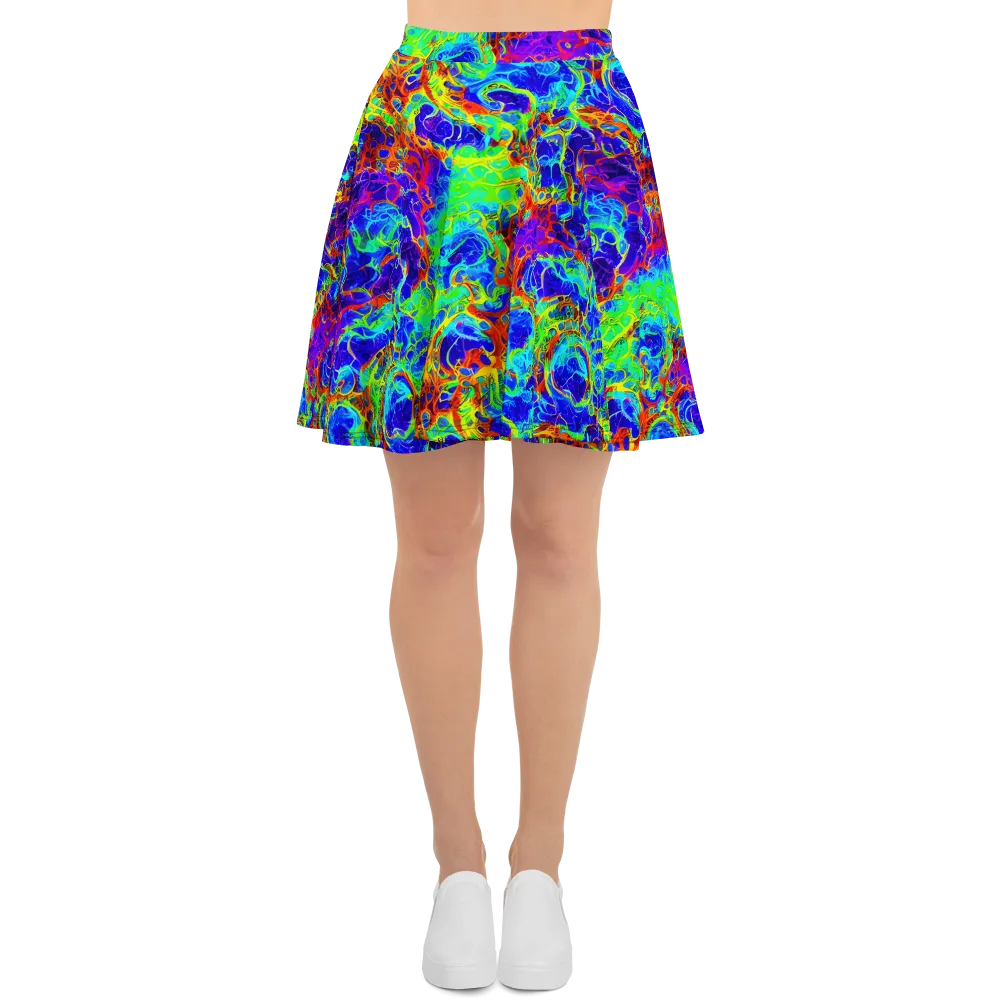 Mango Mirage on Skater Skirt — Front