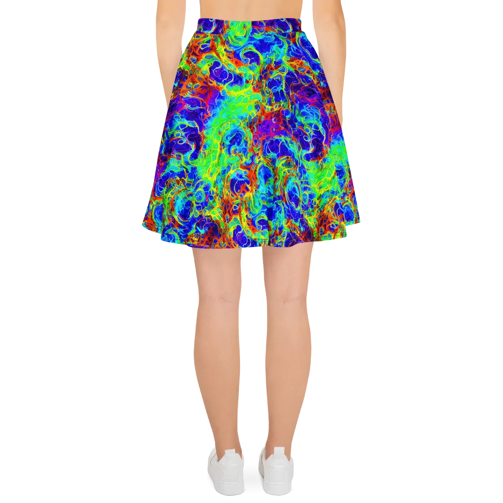 Mango Mirage on Skater Skirt — Back