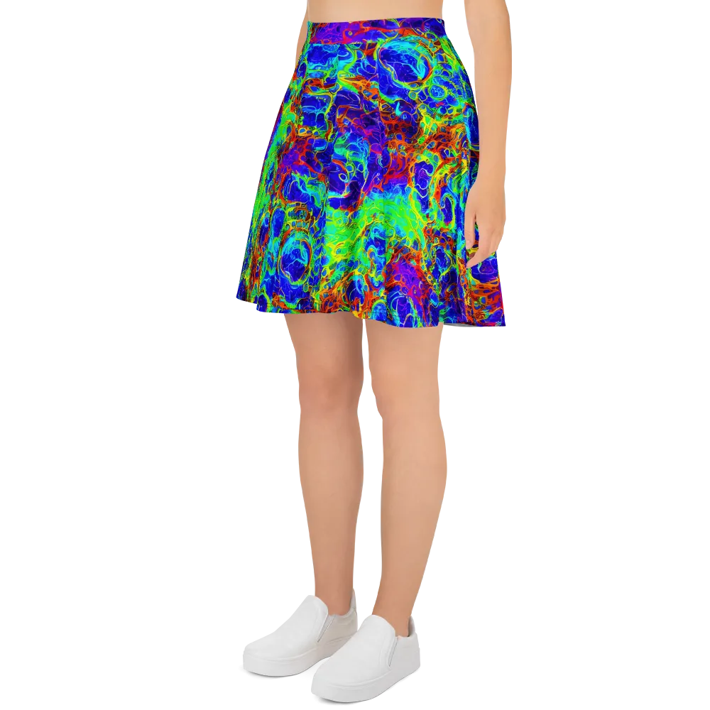 Mango Mirage on Skater Skirt — Left
