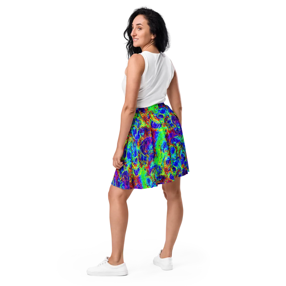 Mango Mirage on Skater Skirt — Back