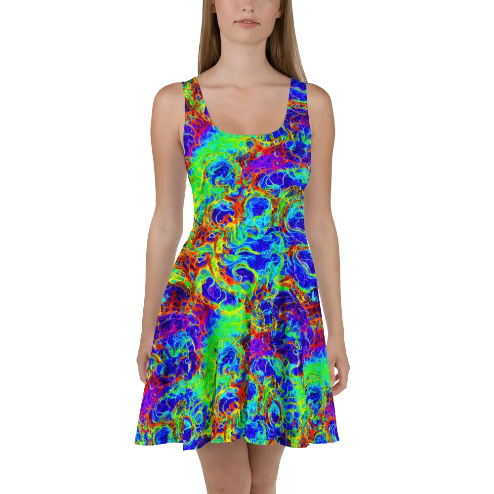 Mango Mirage on Skater Dress — Front