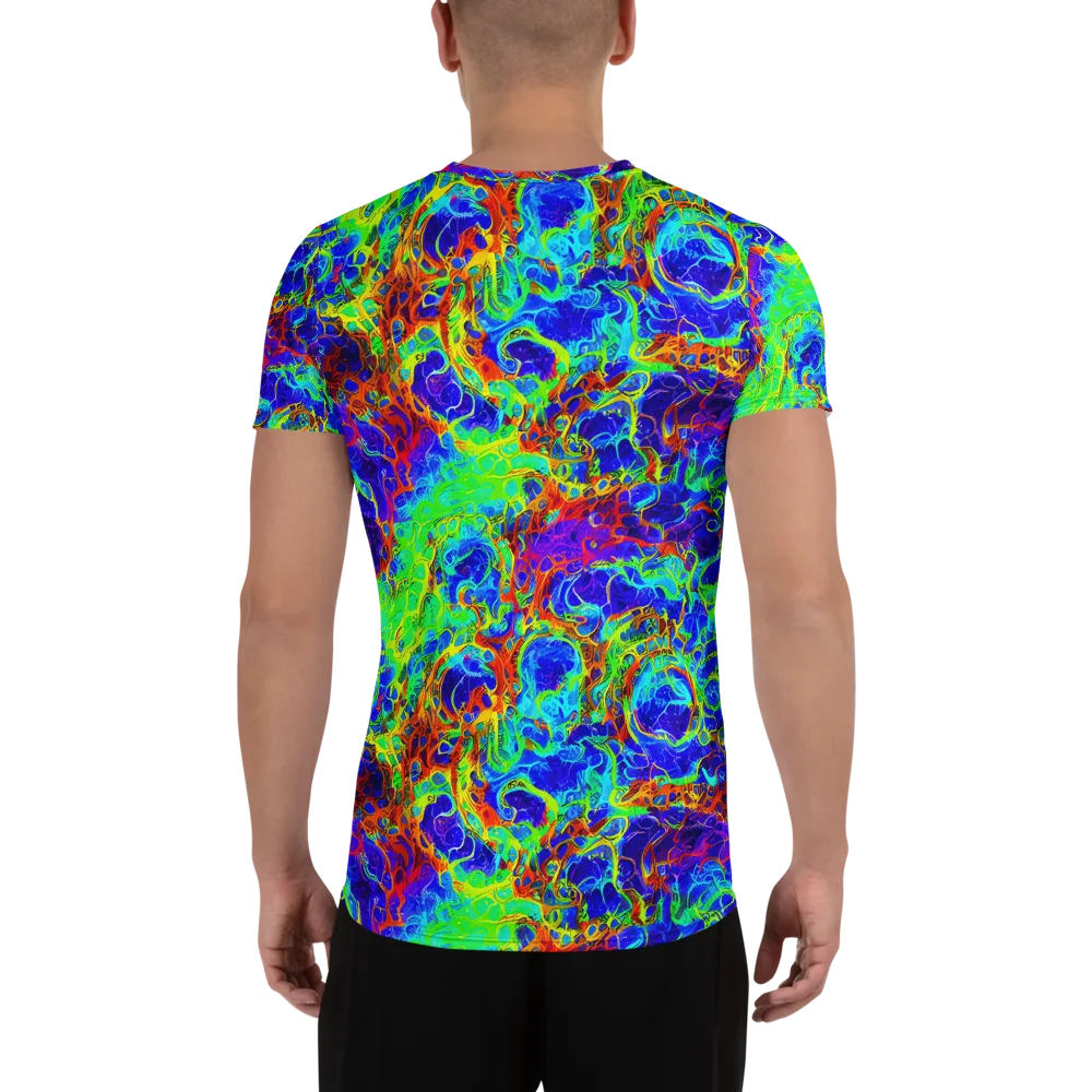 Mango Mirage on Men's Athletic T-Shirt — Back