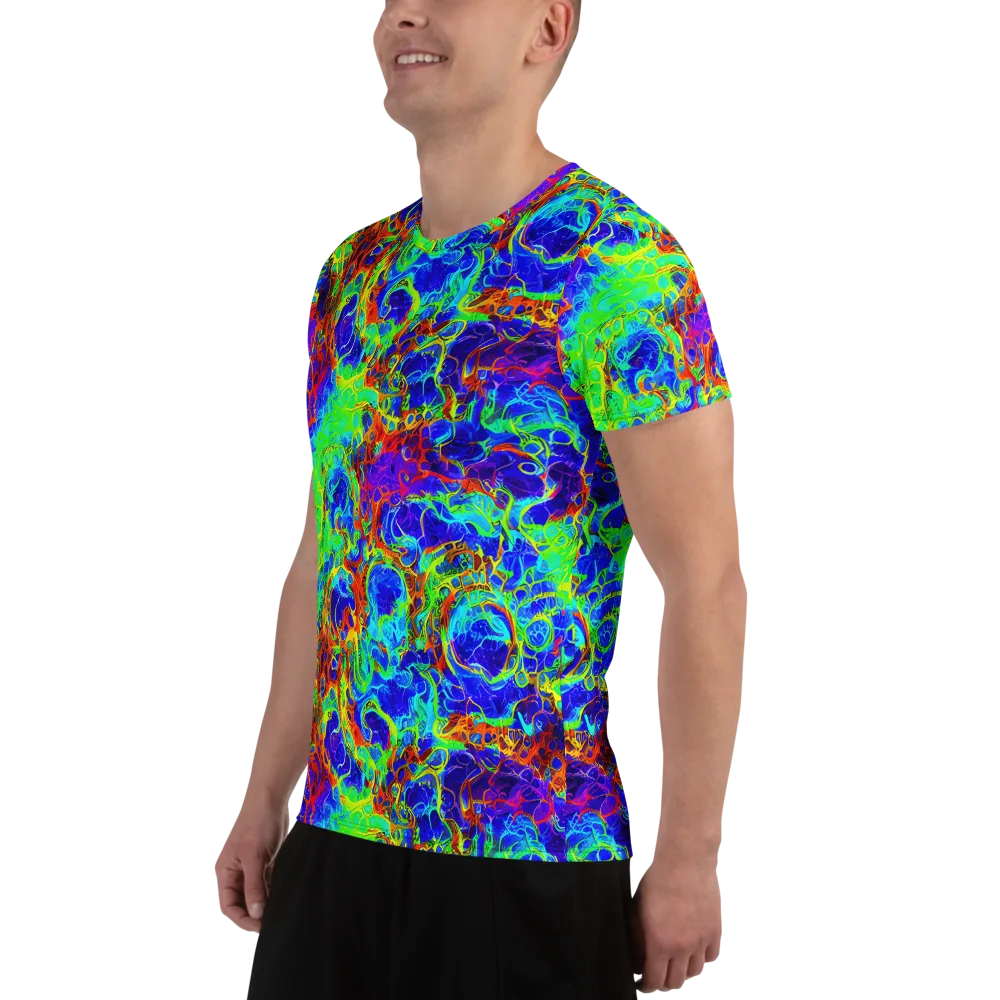 Mango Mirage on Men's Athletic T-Shirt — Left