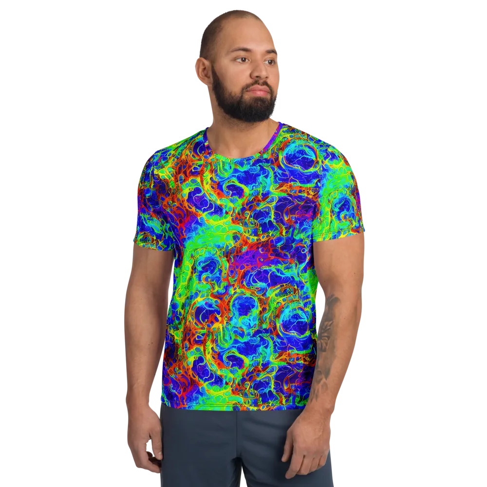Mango Mirage on Men's Athletic T-Shirt — Front